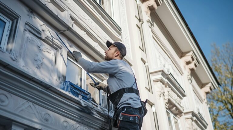 Maling omkring delikate detaljer på facade – Fagmandens 6 tips